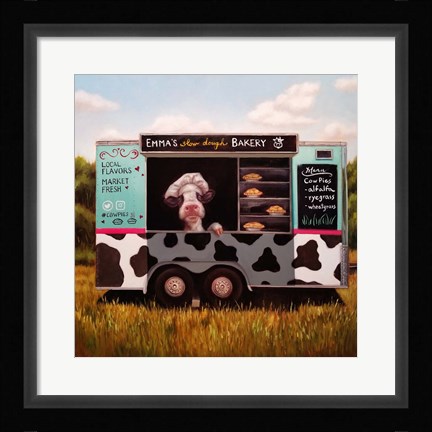 Framed Cowpies Print