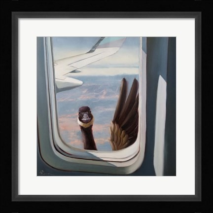 Framed Friendly Skies Print