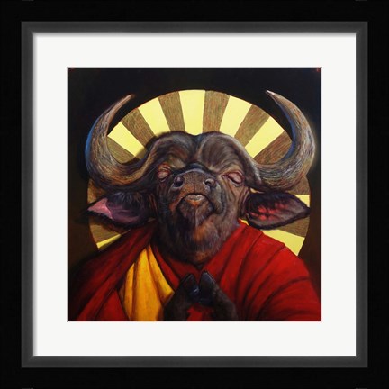 Framed Holy Cow II Print