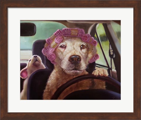 Framed Mommy Chauffeur Print