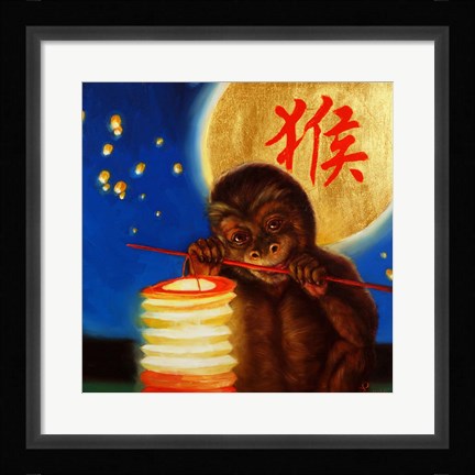 Framed Monkeyshine Print