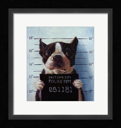 Framed Mug Shot Print