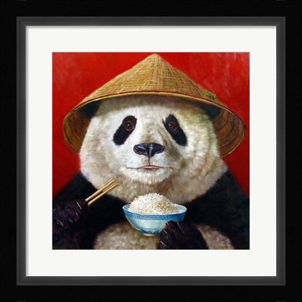 Framed Panda Print