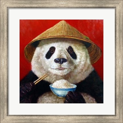 Framed Panda Print