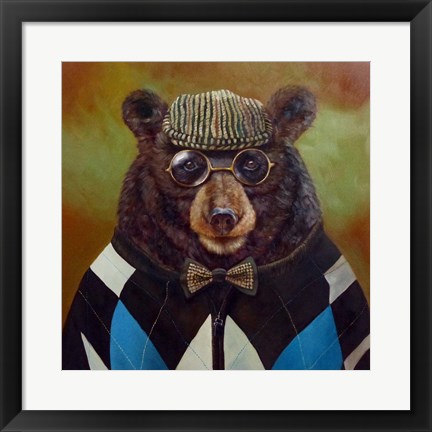 Framed Papa Bear Print