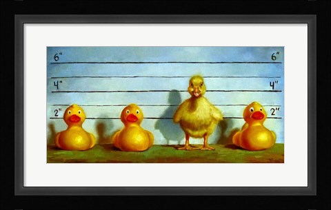 Framed Big Lineup Print