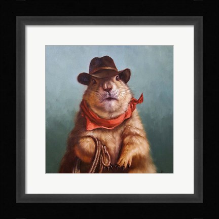 Framed Underground Cowboy Print