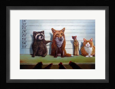 Framed Usual Suspects Print
