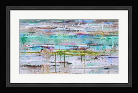 Framed Miami Reflection Print