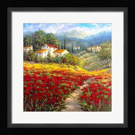 Framed Fleur du Pays I Print