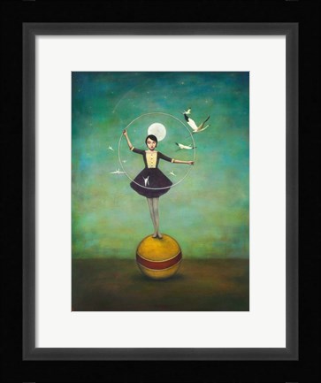 Framed Luna's Circle Print