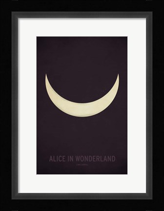 Framed Alice in Wonderland Print
