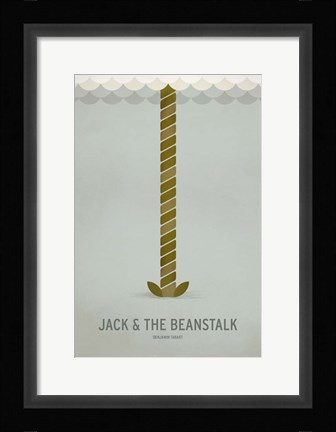 Framed Jack and the Beanstalk Print