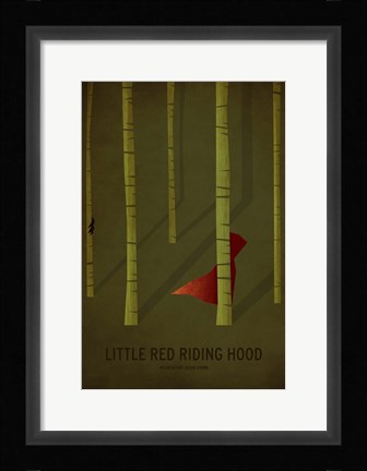 Framed Little Red Riding Hood Print