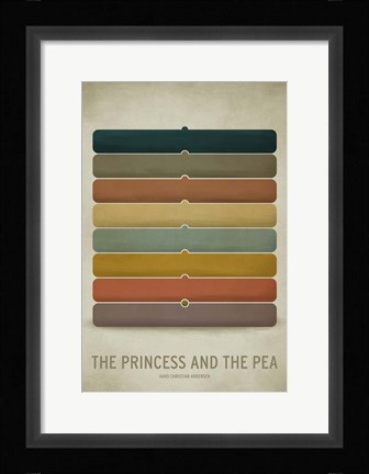 Framed Princess Pea Print