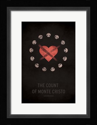 Framed Count of Monte Cristo Print