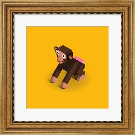 Framed Monkey Print