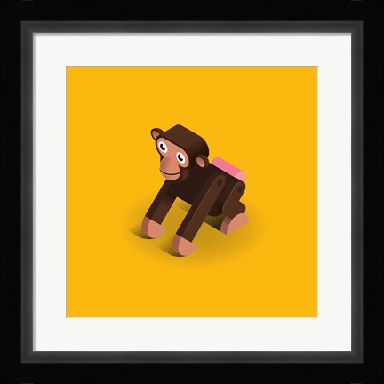Framed Monkey Print