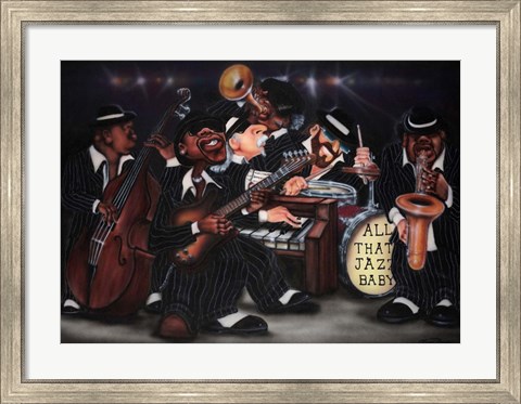 Framed All That Jazz, Baby! Print