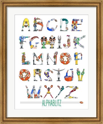 Framed Alphablitz Print