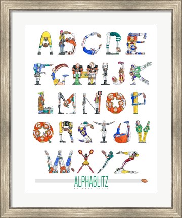 Framed Alphablitz Print