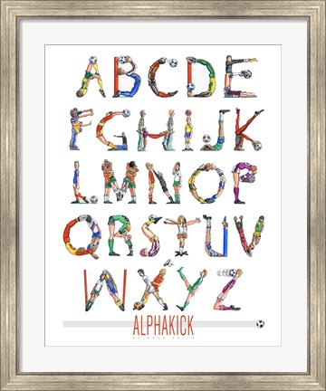 Framed Alphakick Print