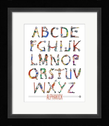 Framed Alphakick Print