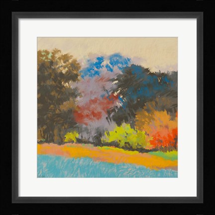 Framed Fox Farms Woods 2 Print