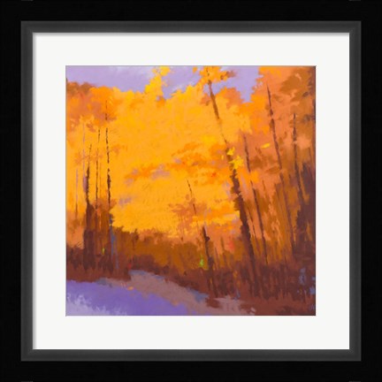 Framed Orange to the Edge Print