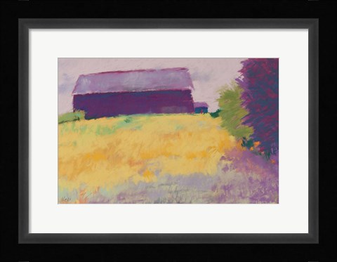 Framed Wheat Field Print
