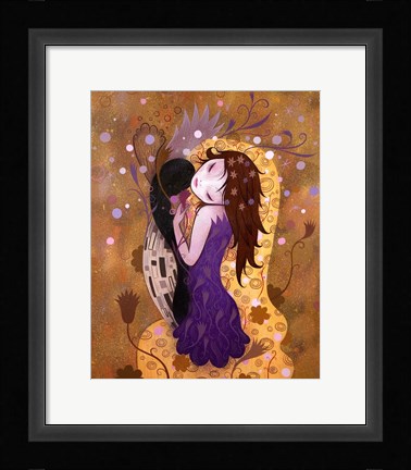 Framed After the Kiss Print