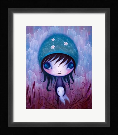 Framed Big Furry Fuzzy Thing Print