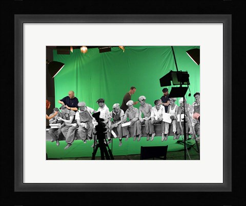 Framed Green Screen Print