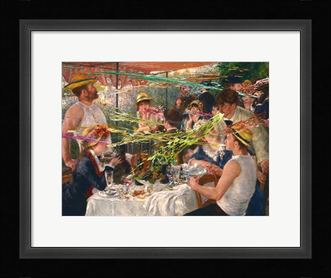 Framed Luncheon of the Projectile Vomit Party Print