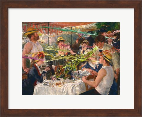 Framed Luncheon of the Projectile Vomit Party Print
