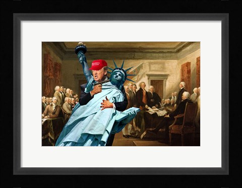 Framed Nobody Move! Print
