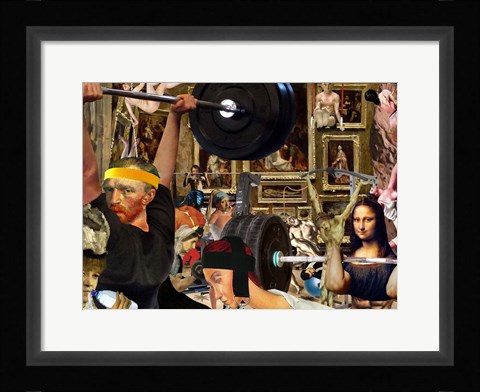 Framed Pumping Oil Print