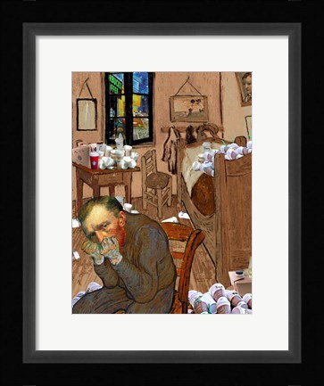 Framed Signs of Substance Abuse Print