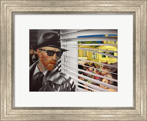 Framed Yellow House, Grizzly Season Print