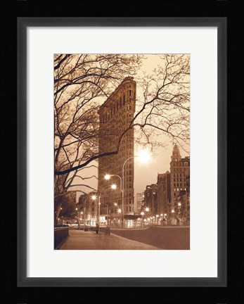 Framed Flatiron, NYC Print