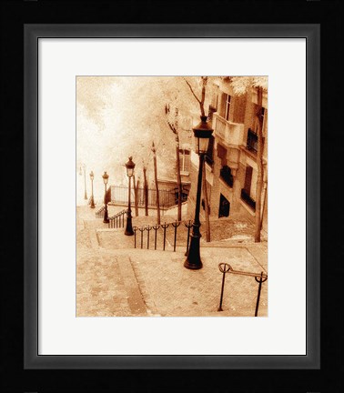Framed Montmartre, Paris Print