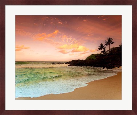 Framed North Shore Dawn, Oahu Print