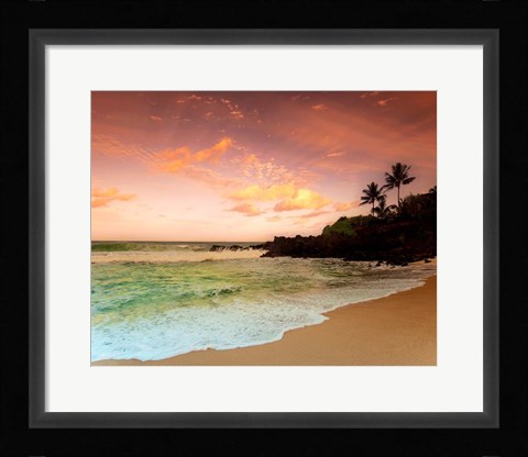 Framed North Shore Dawn, Oahu Print