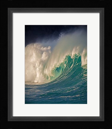 Framed Waimea, Oahu Print
