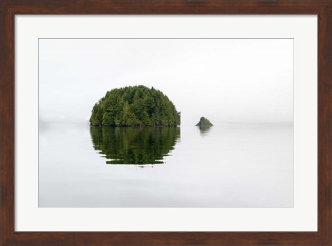 Framed Islands Print