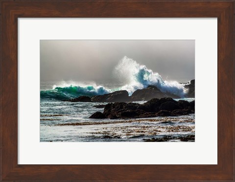 Framed Wave, Long Beach Print