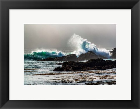 Framed Wave, Long Beach Print