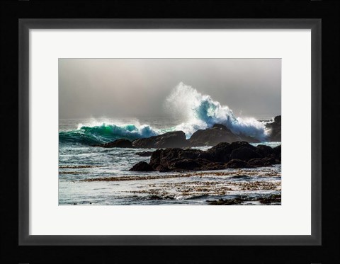 Framed Wave, Long Beach Print
