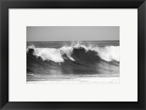 Framed Wave BW Print