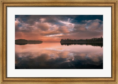 Framed Western Sunset Print